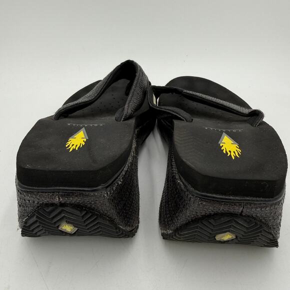 Volatile Island Platform Wedge Thong Flip Flop Sandals Size 7 - Picture 7 of 8